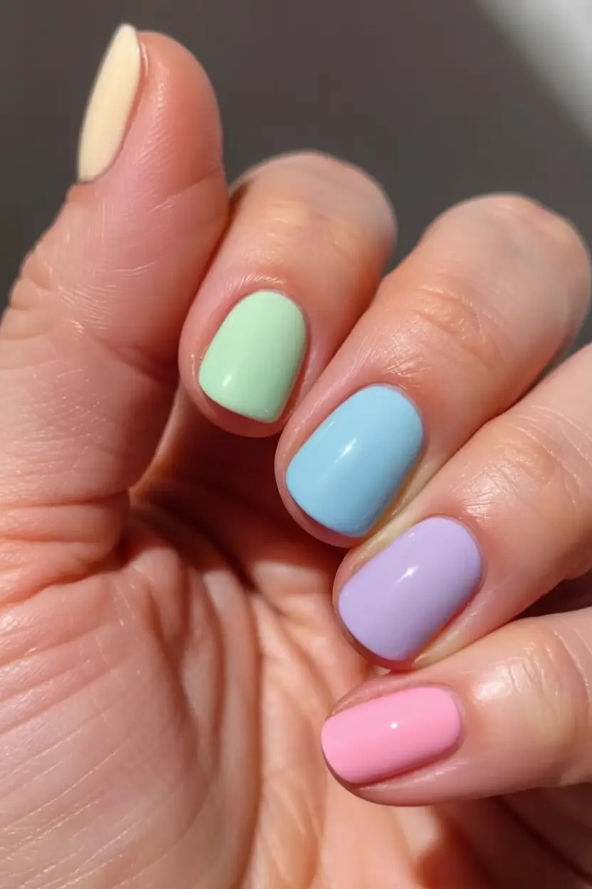 easter nails color ideas 2026 Fresh Baby Blue Nails for a Clean Spring Statement