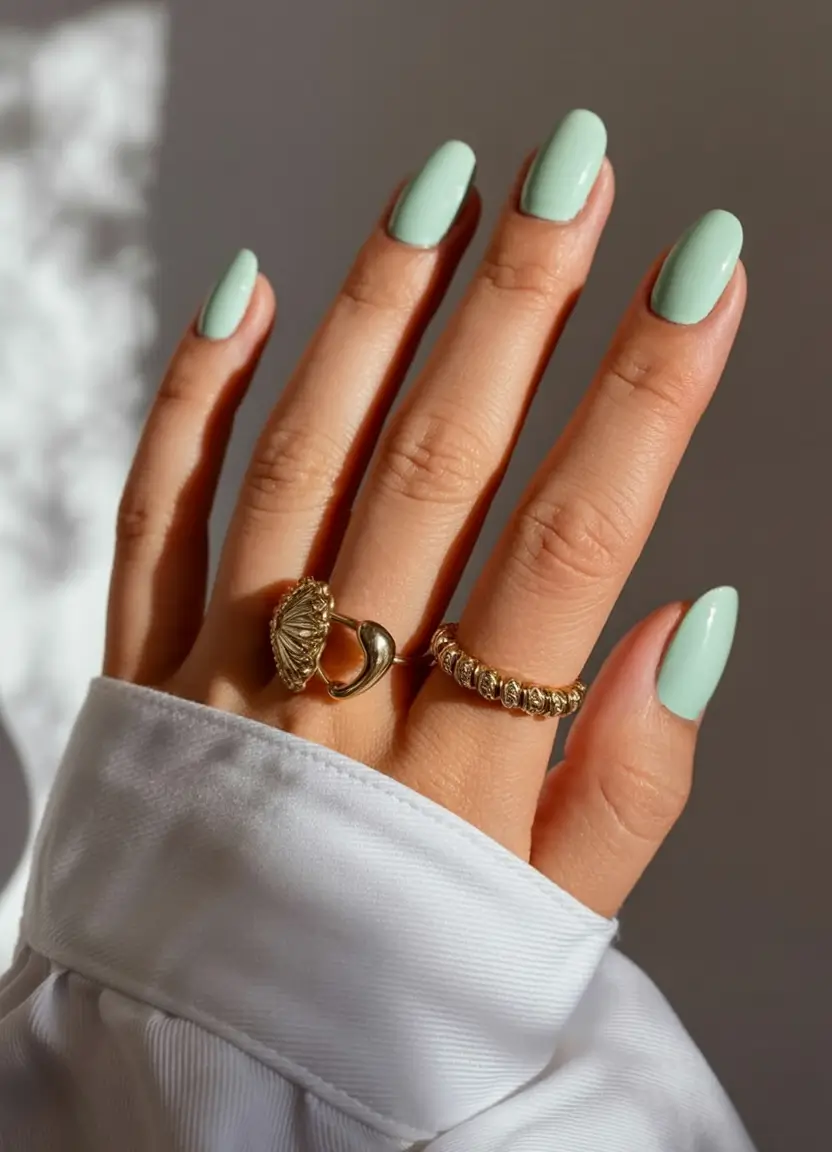 easter nails color ideas 2026 Pastel Glitter Accent Nails for a Festive Easter Mood