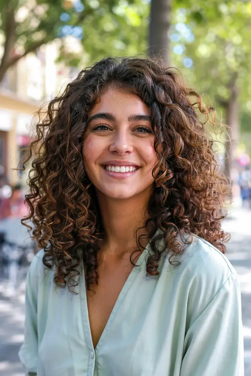 elegant spring natural hairstyle for 2026 voluminous natural curls