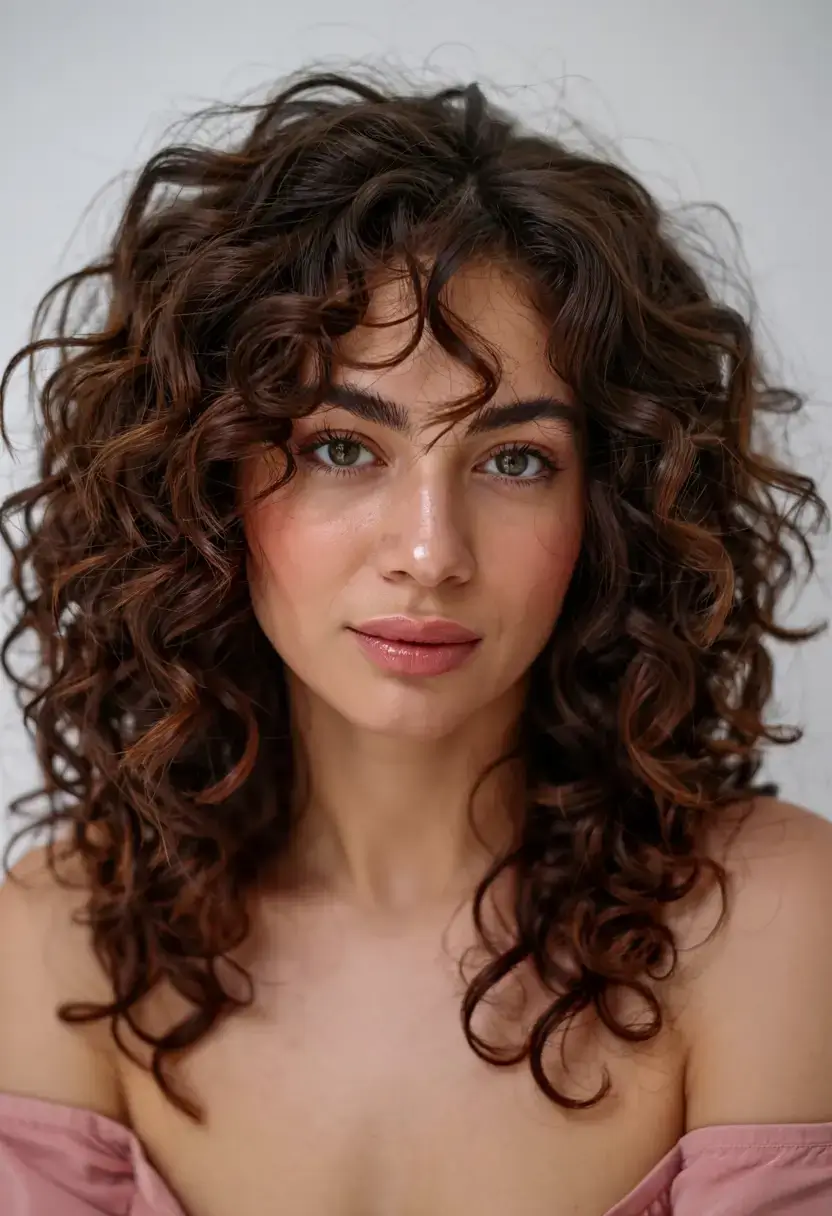 elegant spring natural hairstyle for 2026 layered natural curls with volume
