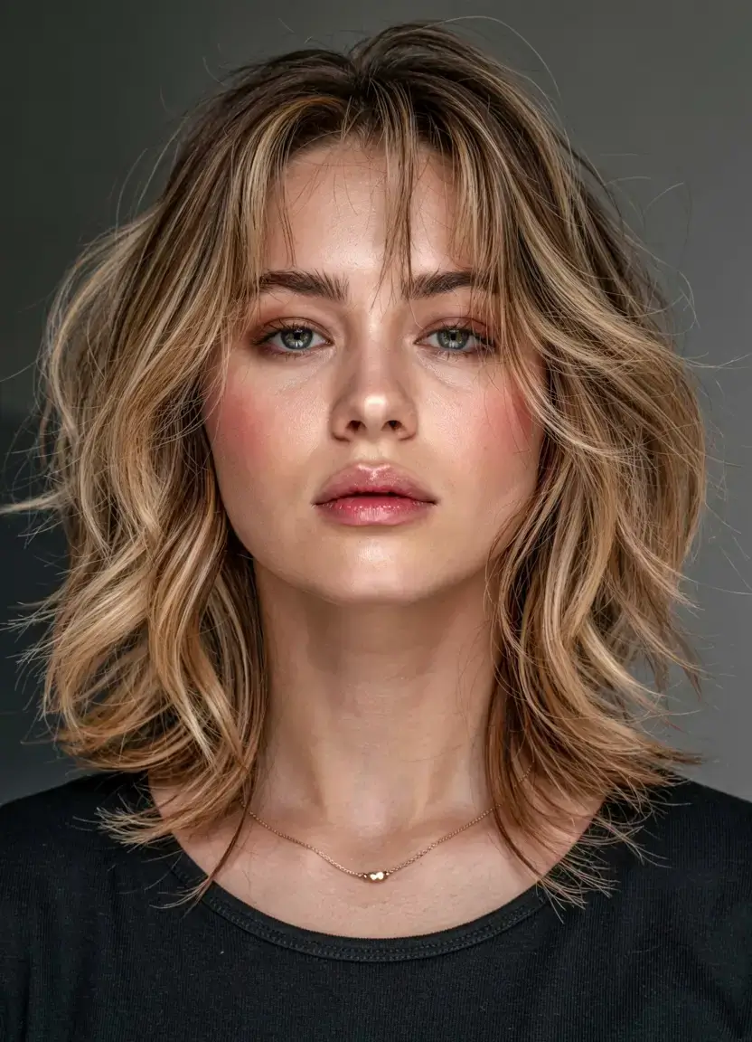 gorgeous spring shag hairstyle 2026 Soft Blonde Shag with Airy Layers