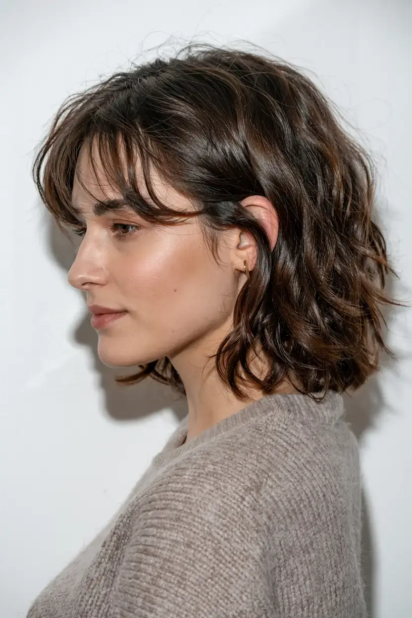 gorgeous spring shag hairstyle 2026 Chic Short Shag with Textured Layers