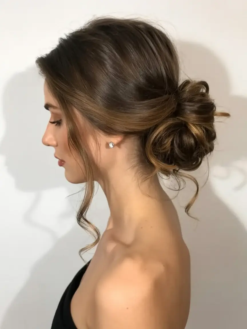 graduation hairstyles ideas 2026 polished low bun volume