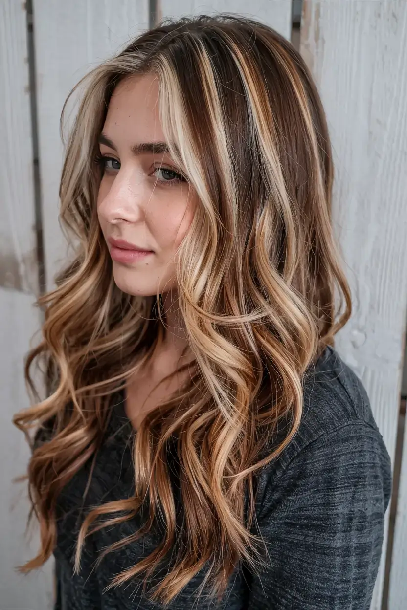 pastel spring calico hair color ideas 2026 Soft Blonde Calico Balayage With Bright Face Framing