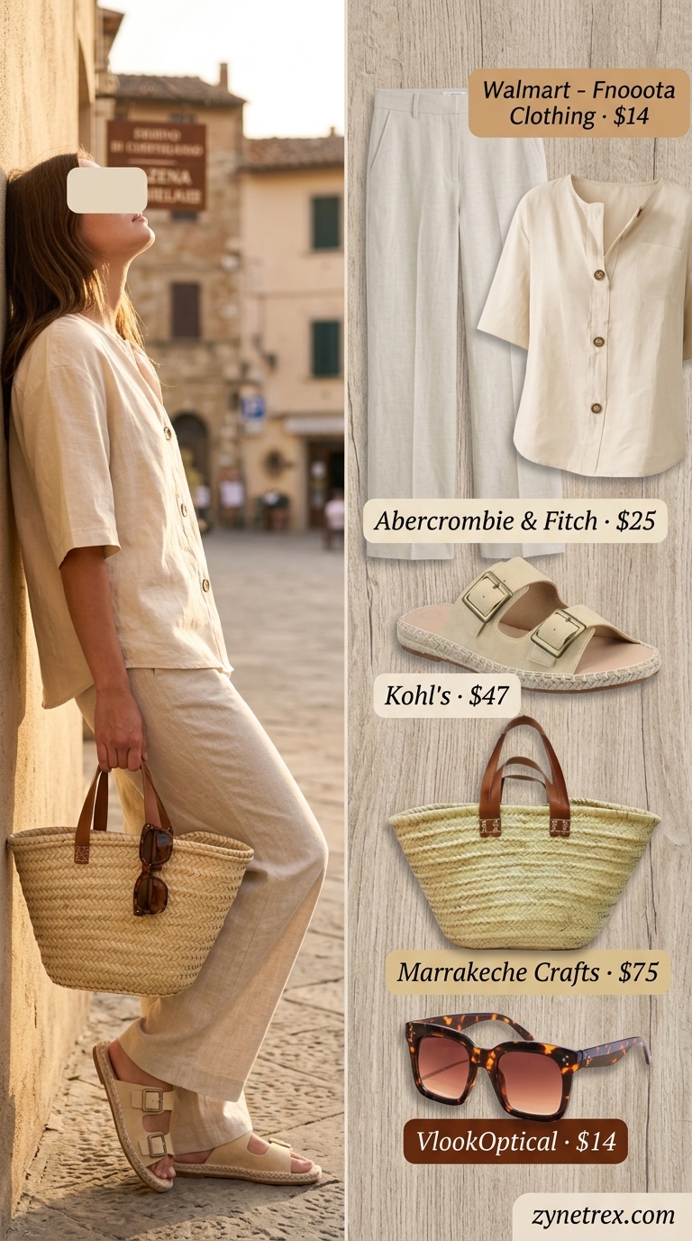 Coastal Linen Lounge: Effortlessly Chic for Summer