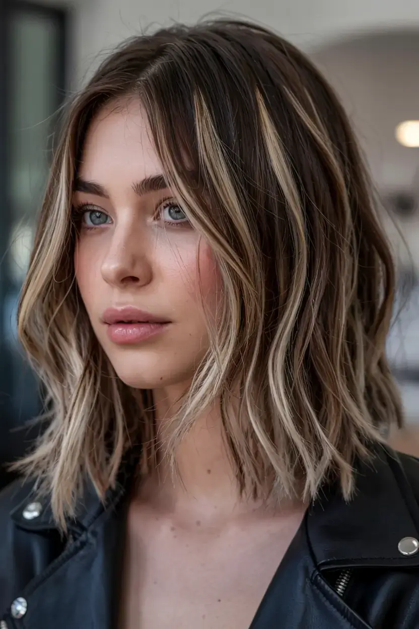radiant spring hair color ideas to look younger 2026 Cool Beige Blonde Bob with Soft Shadow Roots