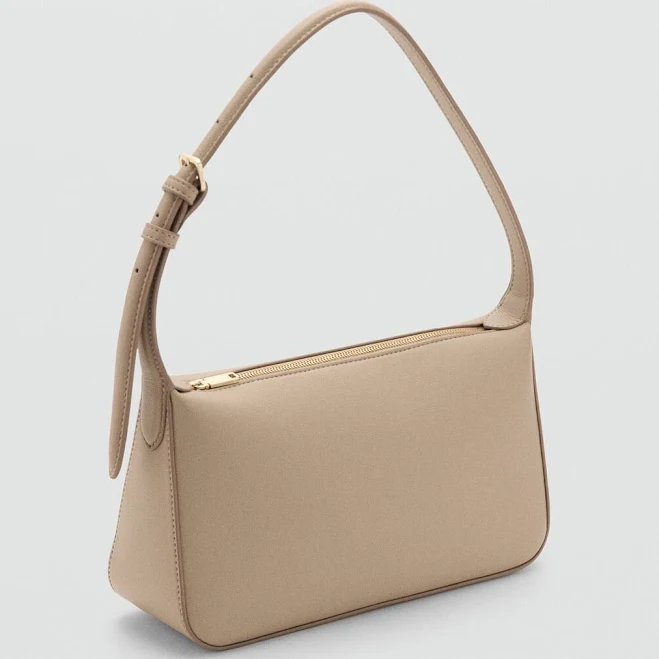 Faux-leather shoulder bag - Women | MANGO USA