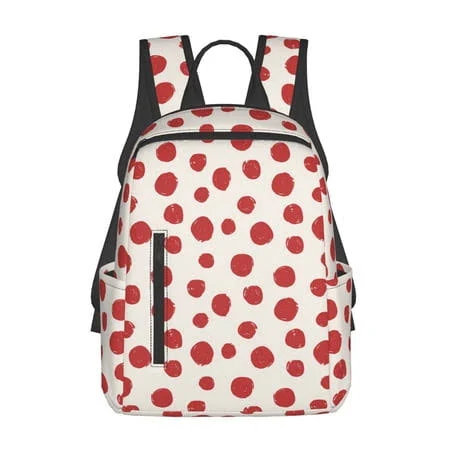 Xecao Abstract Polka Dot Print Backpack