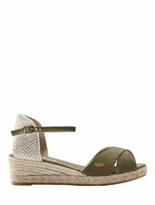 Viscata Salina Canvas Espadrille Sandal Wedges