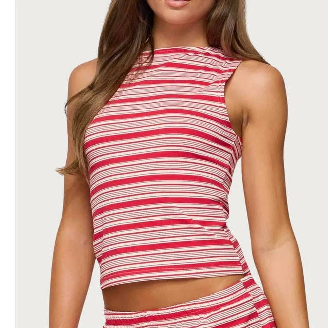 Edikted Women's Glennon Striped Top