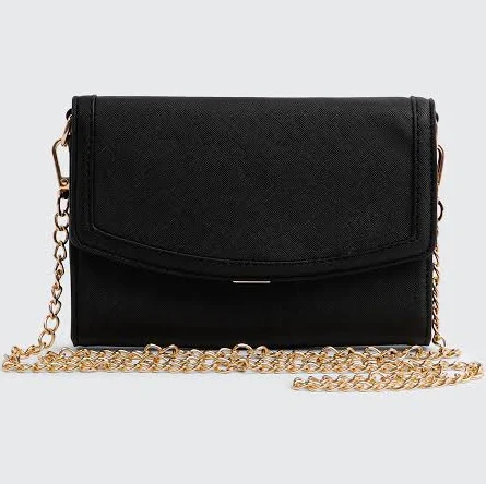 Evening Bag with Gold Toned Chain Strap