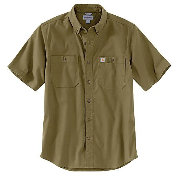 Carhartt Men's Short Sleeve Rugged Flex Rigby Shirt