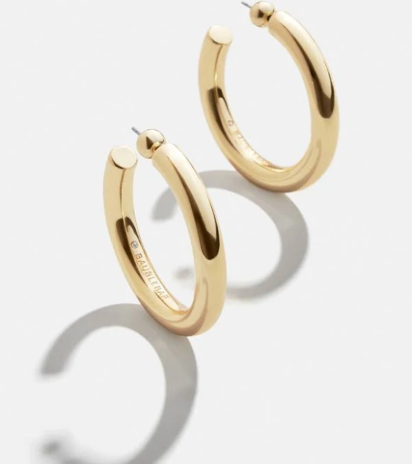 BaubleBar Dalilah Huggie Hoop Earrings