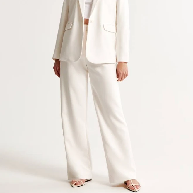 A&F Sloane Tailored Wide Leg Pant