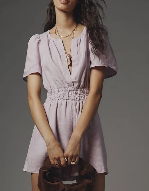 The Somerset Linen Romper