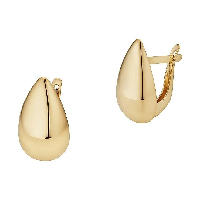 ORADINA 14K Yellow Gold Candy Drop Earrings