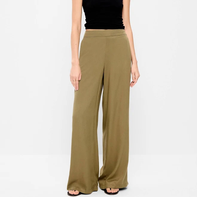Old Navy Women's High-Waisted Playa Wide-Leg Pants