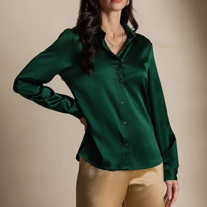 Women's Silk Tailored Shirt