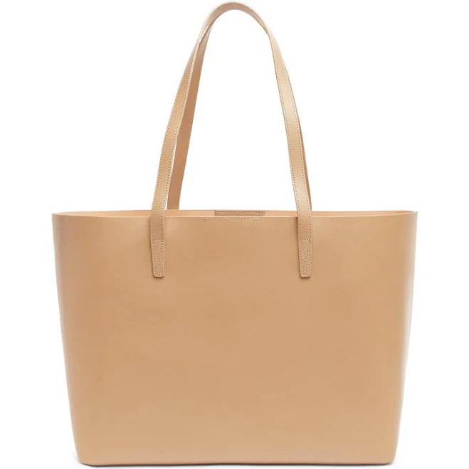 Leatherology Belmont Structured Tote Minimalist Silhouette