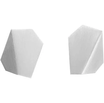 Sterling Silver Sculptural Stud Earrings