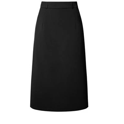 Inspire Chic Women's High Waist Split Back Midi Pencil Skirt