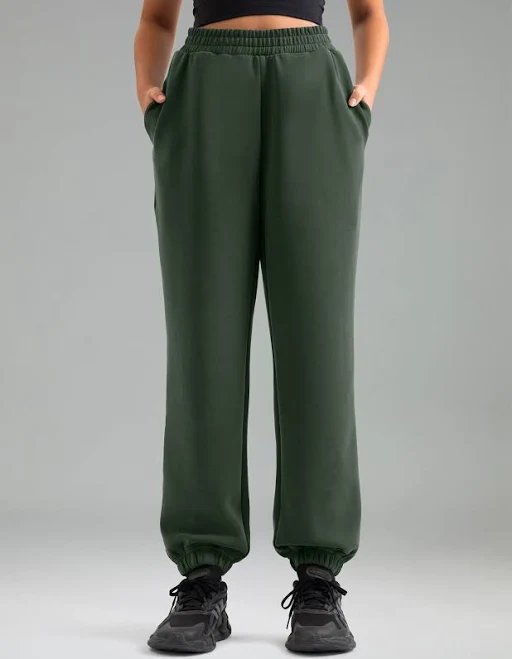 Velvra Modal High Waisted Fleece Lined Thermal Jogger with Pockets
