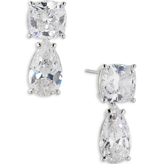 Nadri Rockstars Cubic Zirconia Drop Earrings