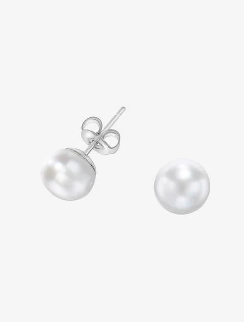 Sterling Silver Freshwater Pearl Studs
