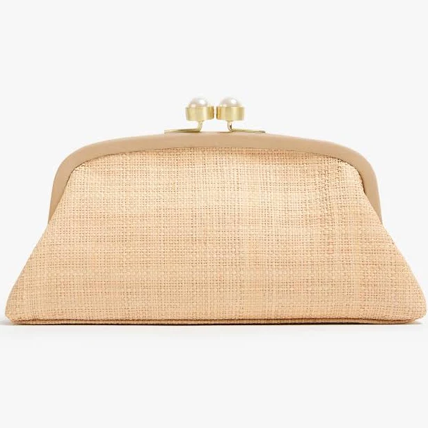 Pamela Munson Lee Raffia Clutch