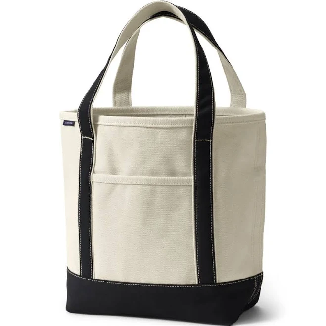Custom Logo Open Top Canvas Tote Bag