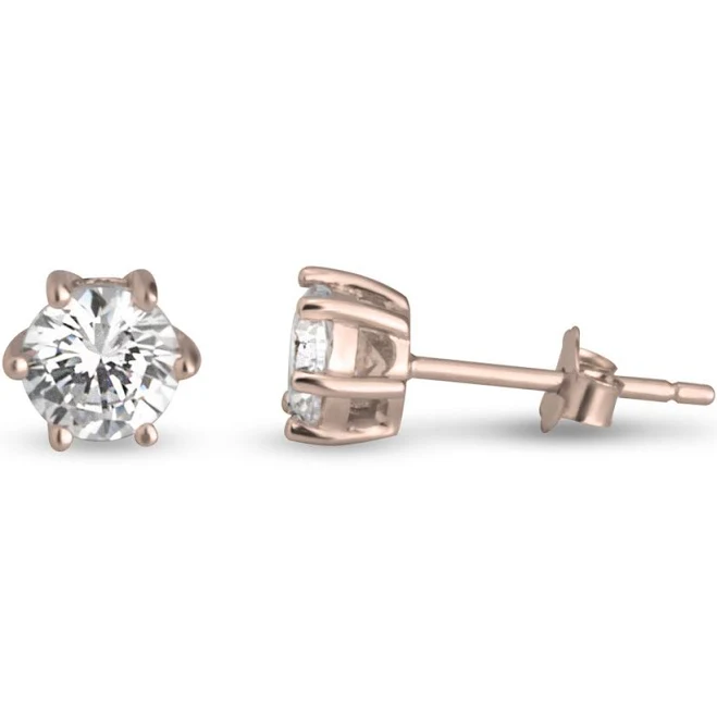 Cubic Zirconia Stud Earrings