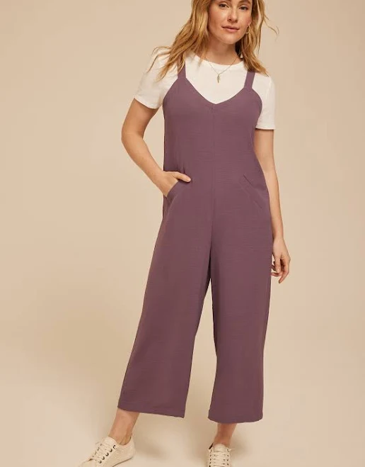 maurices Women's Cool Crepe Wide Leg Jumpsuit