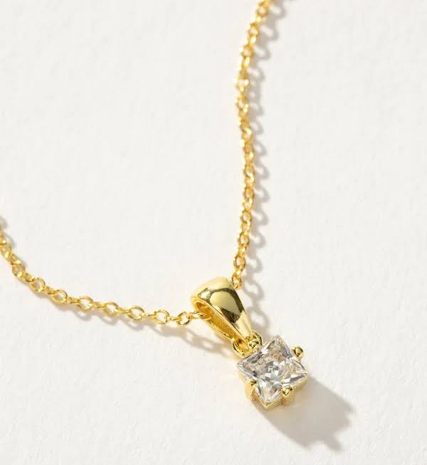 Uncommon James 14k Gold-Plated Leading Lady Pendant Necklace