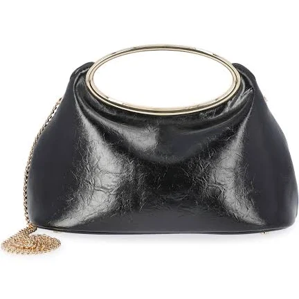 Scoop Women's Faux Leather Top Handle Clutch