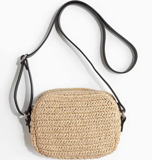 Hm Straw Crossbody Bag Beige, Men's Bags & Wallets, Paper