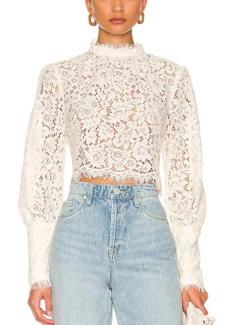 Bardot Georgia Lace Top