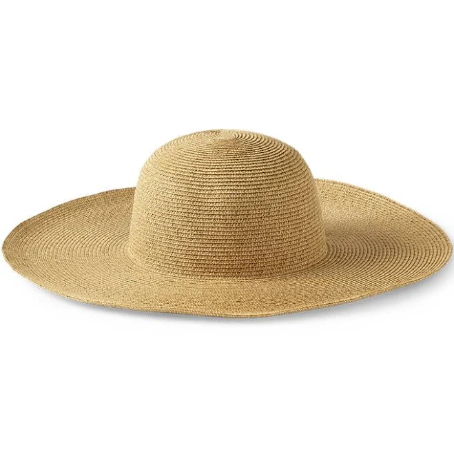 Women's Lands' End Facesaver Wide Hat