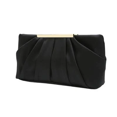 Narwey Elegant Pleated Satin Evening Bag