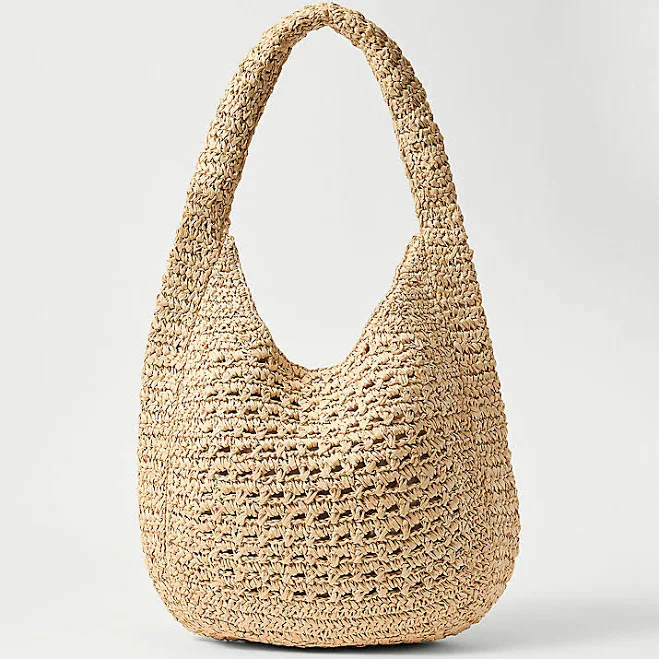 Ann Taylor Women's Oversized Raffia Tote