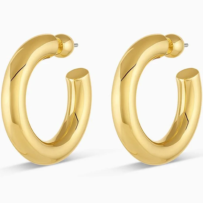 Gorjana Women's Lou Statement Stainless Steel Hoops