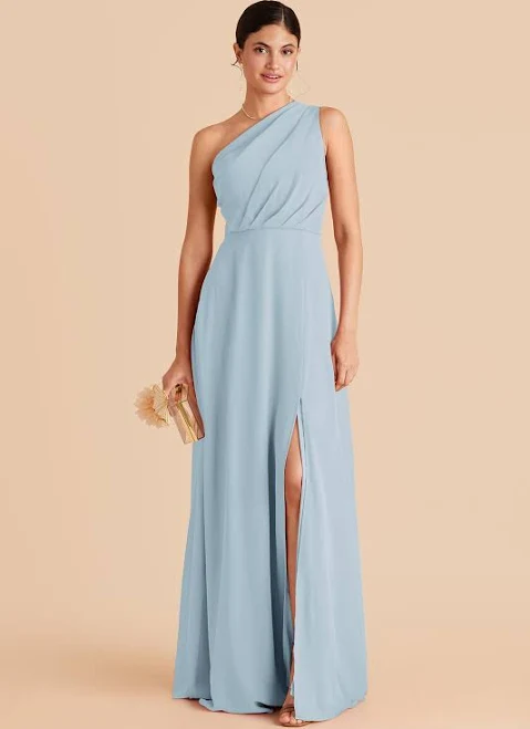 Birdy Grey Kira Chiffon Bridesmaid Dress with Slit