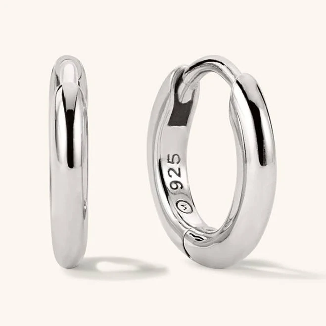 Tube Hoop Huggie Earrings - Jewelry | Mejuri