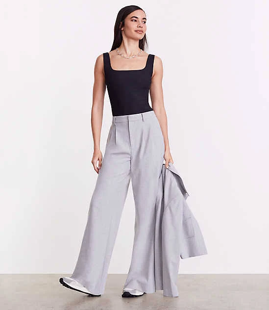 Loft Women's Versa Ribbed Square Neck Bodysuit