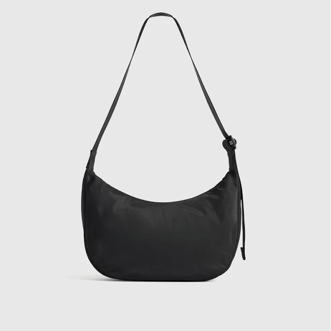 Quince Women's Revive Nylon Crescent Shoulder Bag