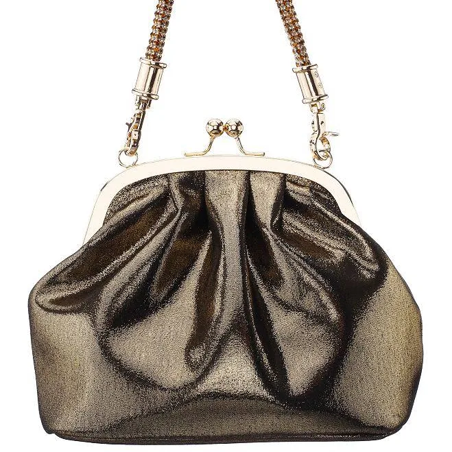 N by Nina M-Hyatt Metallic Clutch Bag