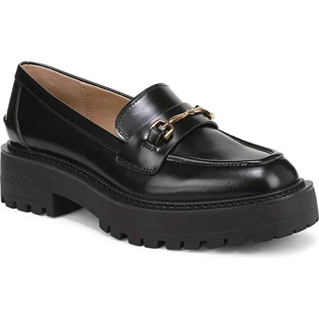 Sam Edelman Women's Lea Platform Lug Sole Leather Loafers