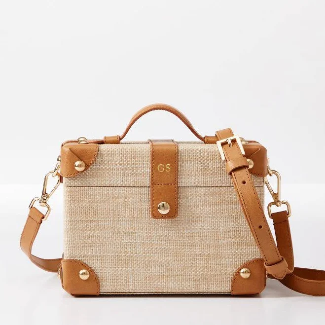Montauk Raffia Crossbody Bag
