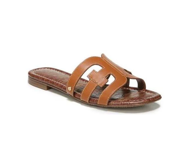 Bay Slip-On Flat Leather Casual Sandals