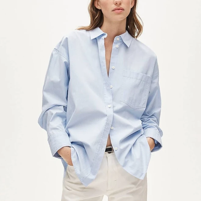 J.Crew Women's Petite Étienne Oversized Oxford Shirt