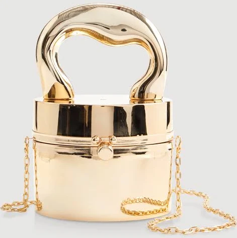 Mini cylindrical shoulder bag